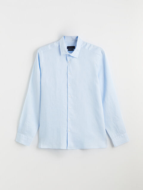 SOUTHBLUE Regular Fit Keten Erkek Gömlek