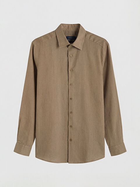 SOUTHBLUE Regular Fit Keten Erkek Gömlek