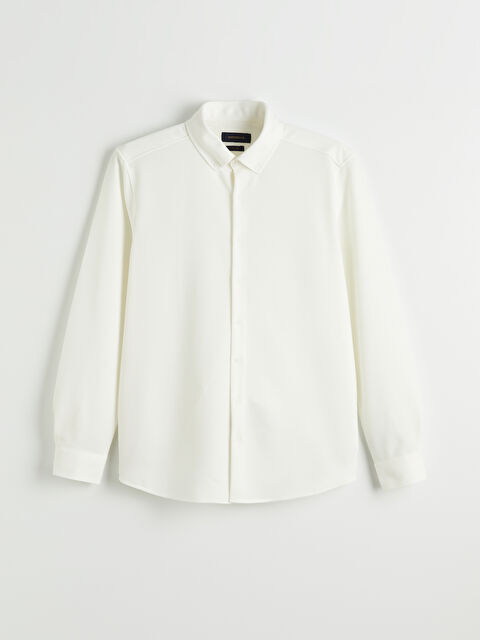 SOUTHBLUE Slim Fit Keten Karışımlı Erkek Gömlek - S68391Z8-R9J