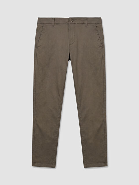 LCWAIKIKI Classic BRAON Chino pantalone Muškarac
