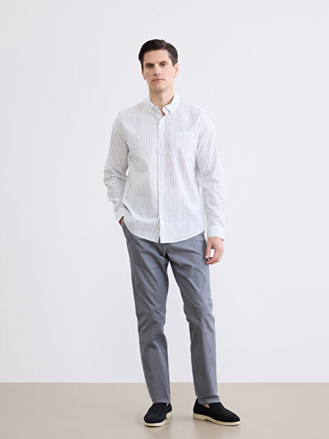 LCWAIKIKI Classic Slim Fit Men's Chino Trousers - S68403Z8-S2S