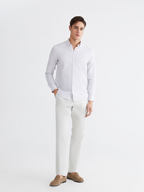 LCWAIKIKI Classic Slim Fit Men's Chino Trousers - S68403Z8-YRZ