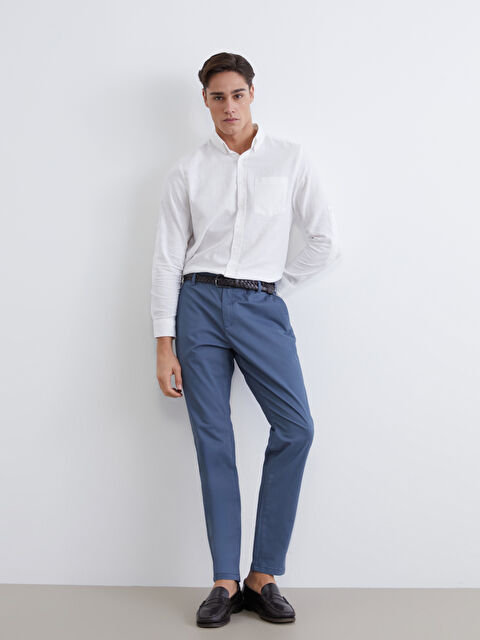 LCWAIKIKI Classic Slim Fit Men's Chino Trousers - S68406Z8-1KL