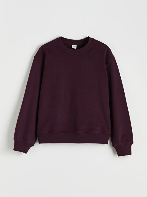 LCW Kids Bisiklet Yaka Kız Çocuk Sweatshirt - S68410Z4-HQ4