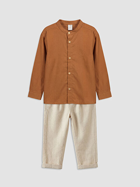 LCW Kids Boy BROWN Set - S68417Z1-GQ6