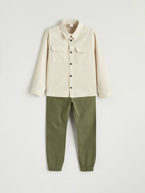 LCW Kids Boy BEIGE Set - S68419Z1-QW6