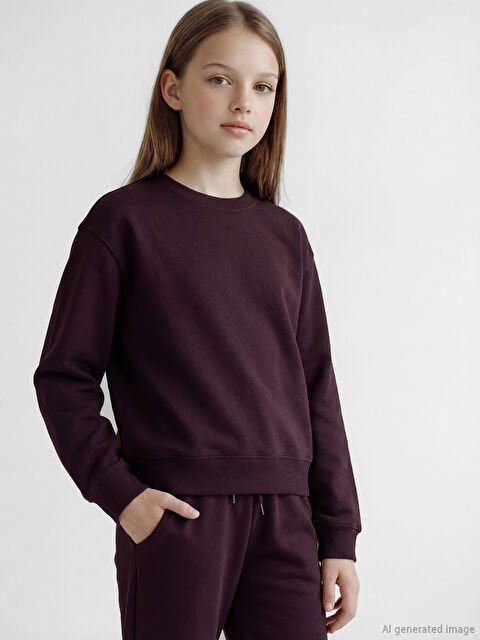 LCW Kids Bisiklet Yaka Kız Çocuk Eşofman Takım - S68461Z4-HQ4