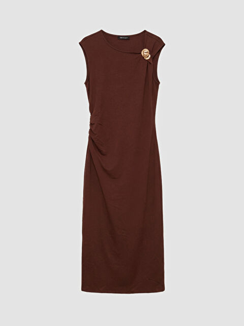 LCW STUDIO Woman BROWN Dress - S68462Z8-JSE
