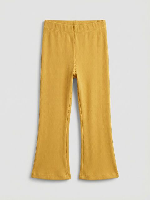 LCW Kids Kız Çocuk Fitilli İspanyol Paça Tayt - S68512Z1-G4N