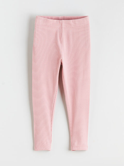 LCW Kids Beli Lastikli Kız Çocuk Tayt  - S68514Z1-FHR