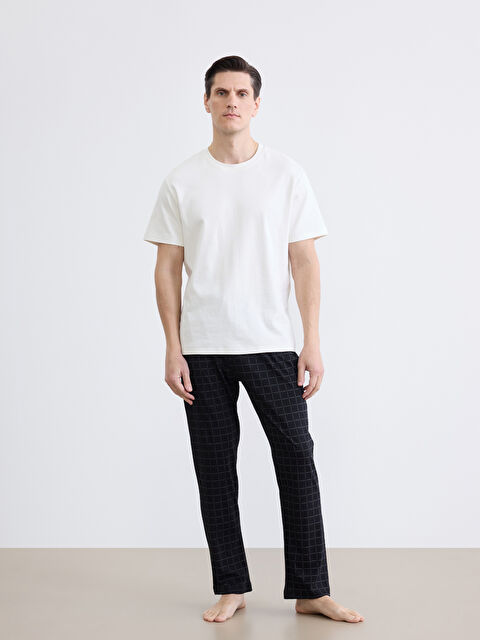 LC WAIKIKI Standart Kalıp Ekose Erkek Pijama Alt - S68559Z8-LQJ