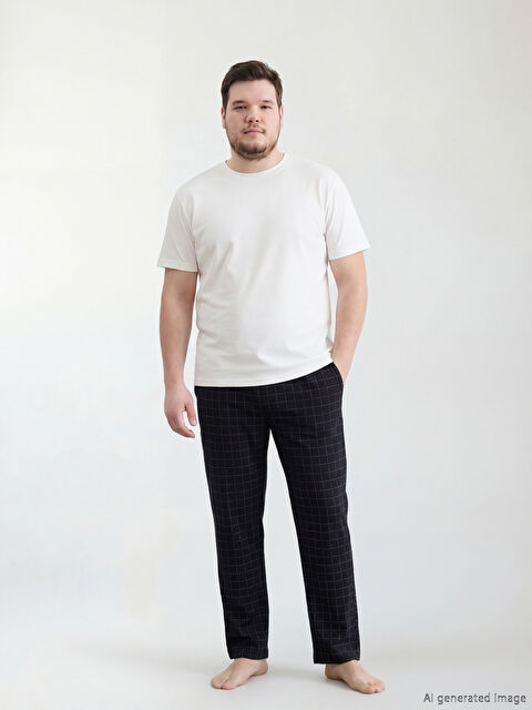 LC WAIKIKI Standart Kalıp Ekose Erkek Pijama Alt