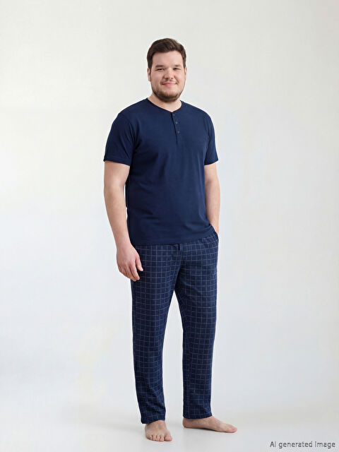 LC WAIKIKI Standart Kalıp Ekose Erkek Pijama Alt