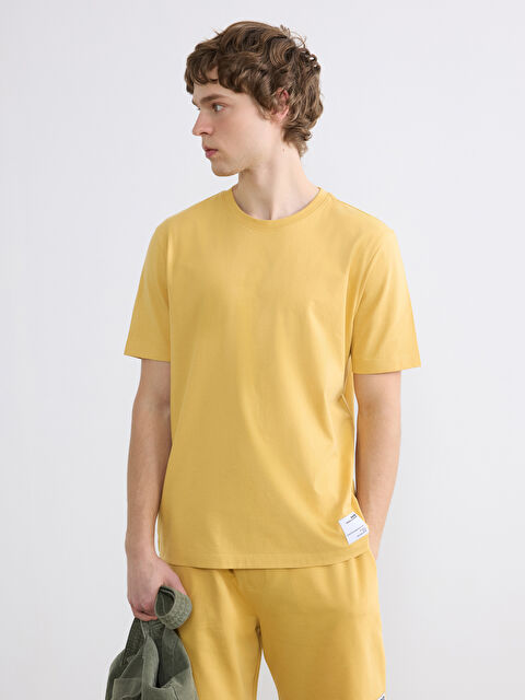 XSIDE Bisiklet Yaka Erkek Tişört - S68587Z8-G4N