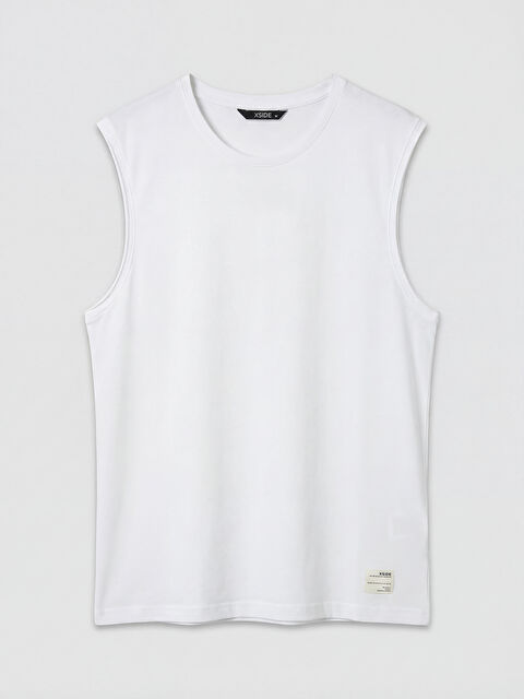 XSIDE Bisiklet Yaka Penye Erkek Kolsuz Tişört