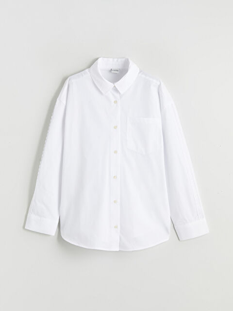 LCW Kids Dantel Detaylı Kız Çocuk Gömlek - S68609Z4-Q6K