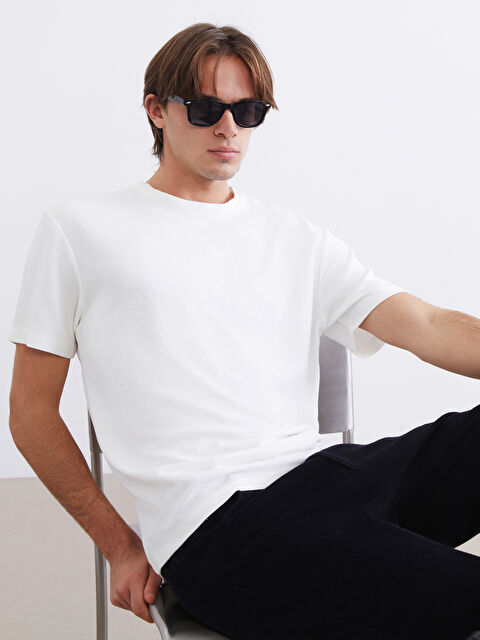 LCW Vision Bisiklet Yaka Erkek Tişört - S68676Z8-R9J