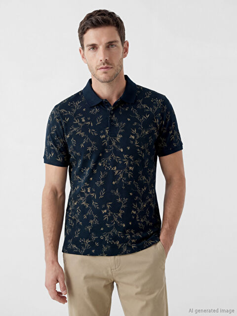 LCWAIKIKI Classic Polo Yaka Standart Fit Strüktürlü Erkek Tişört - S68694Z8-LSJ