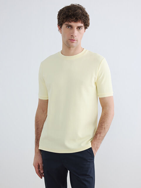 LCWAIKIKI Classic Bisiklet Yaka Erkek Tişört