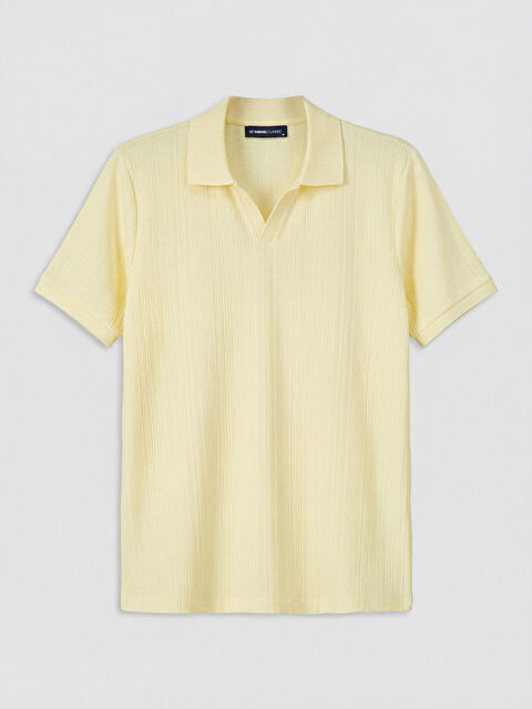 LCWAIKIKI Classic Polo Yaka Strüktürlü Erkek Tişört