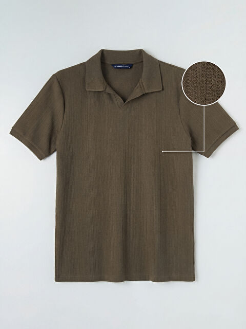 LCWAIKIKI Classic Polo Yaka Strüktürlü Erkek Tişört