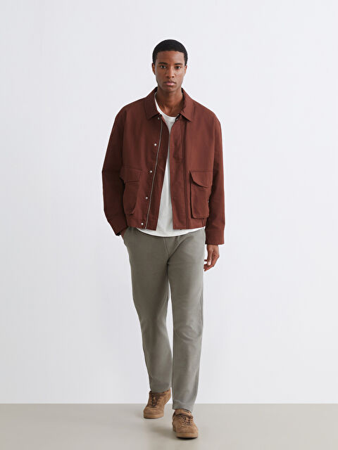 XSIDE بنطال رياضي رجالي بقصة عادية - S68723Z8-S9N