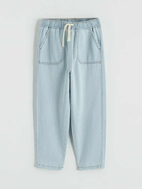 LCW Kids Beli Lastikli Erkek Çocuk Jean Pantolon