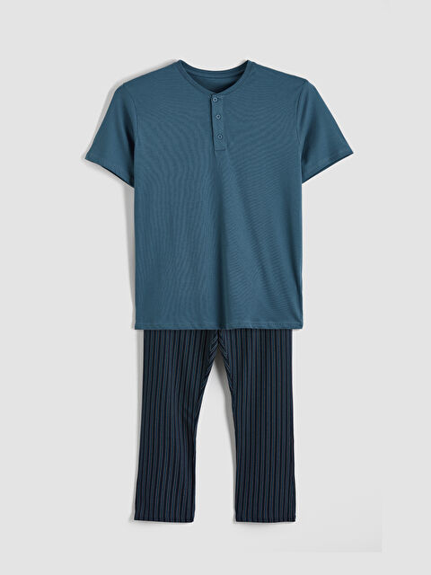 LC WAIKIKI Standart Kalıp Erkek Pijama Takımı - S68814Z8-HMV