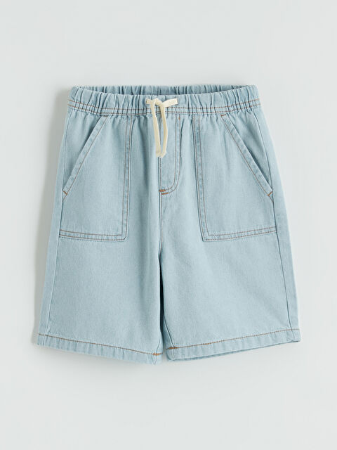 LCW Kids Момче Индиго Къси дънкови панталони