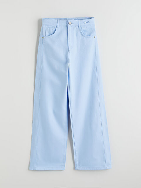 LCW Kids Wideleg Kız Çocuk Pantolon - S68853Z4-QYD