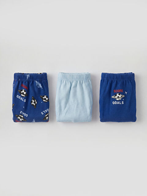 LCW Kids Desenli Erkek Çocuk Külot 3'lü - S68871Z4-LSF