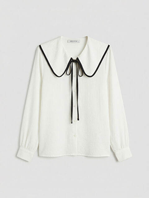 LCWAIKIKI Classic Woman WHITE Shirt - S68886Z8-Q6K