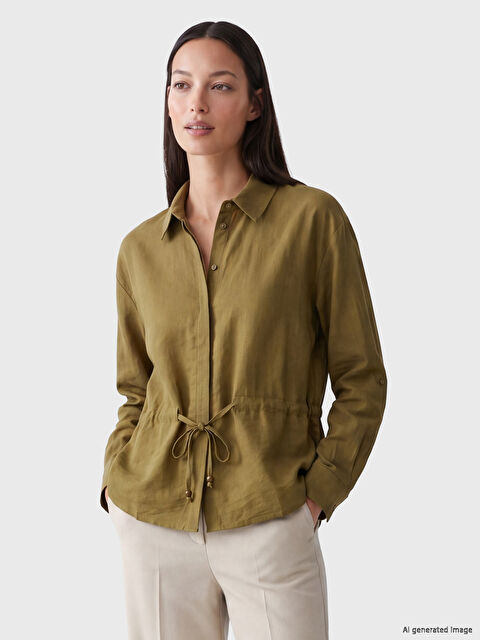 LCW EVERYDAY Πουκάμισο Κανονικής Γραμμής για γυναίκες