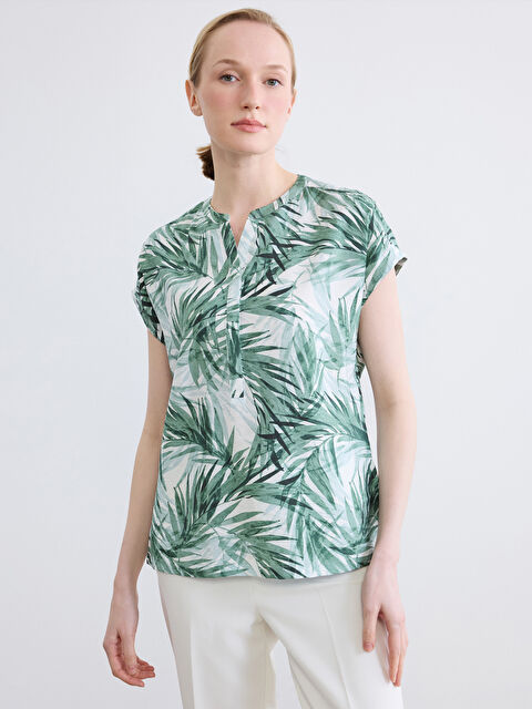 LCW EVERYDAY ქალი მწვანე ბლუზი - S68955Z8-LRR