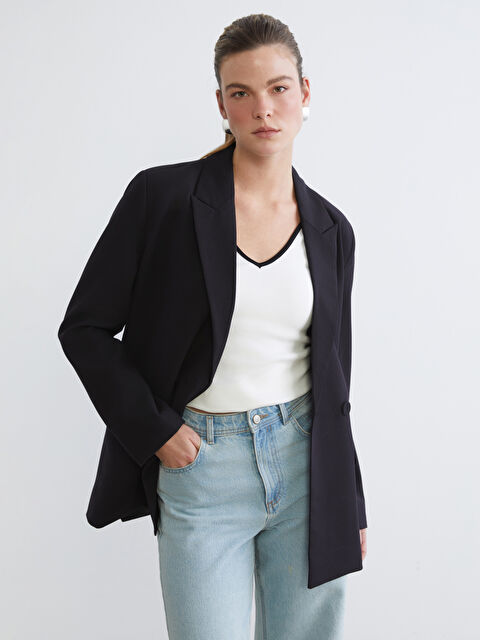 LCWAIKIKI Classic Women's Double-Breasted Blazer - S68964Z8-CVL