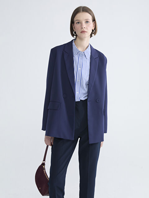 LCWAIKIKI Classic Women's Double-Breasted Blazer - S68997Z8-CUJ