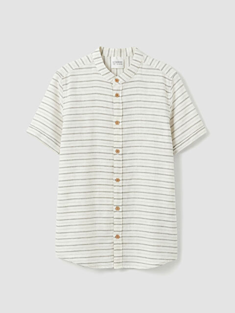 LCW Kids قميص بيج فاتح / ايكرو ولد - S69028Z4-LFD