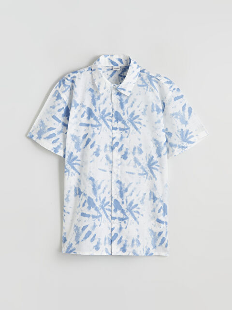 LCW Kids Сорочка з батиковим принтом для хлопчиків