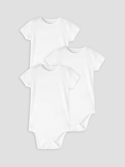 LCW baby Erkek Bebek Çıtçıtlı Body 3'lü