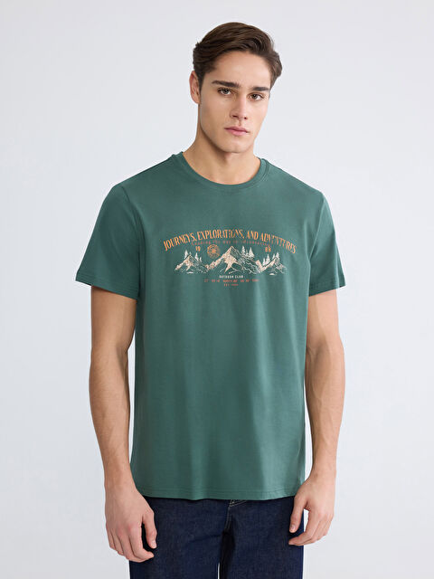 LCWAIKIKI Classic Man GREEN T-Shirt - S69054Z8-SXM