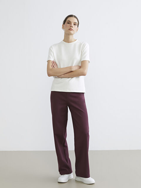 LCW Vision Beli Lastikli Geniş Paça Kadın Eşofman Altı	 - S69071Z8-HNV