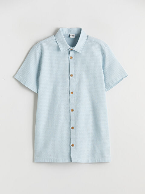 LCW Kids قميص أزرق ولد - S69078Z4-G2E