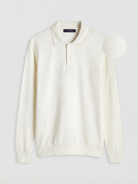 SOUTHBLUE Polo Collar Men's Sweatshirt