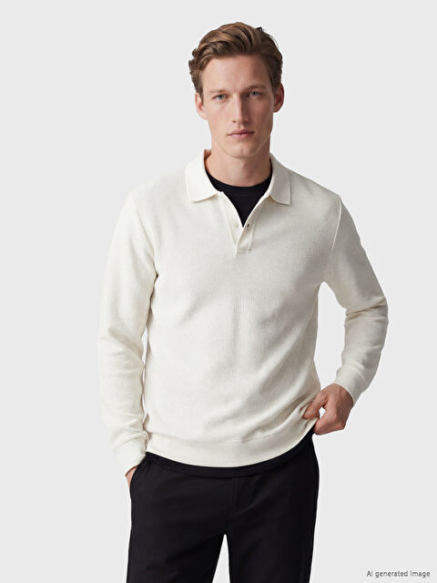 SOUTHBLUE Мужской свитшот с воротником-поло