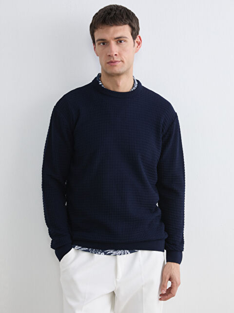 LCW Vision Man GREEN Sweater - S69134Z8-H7V