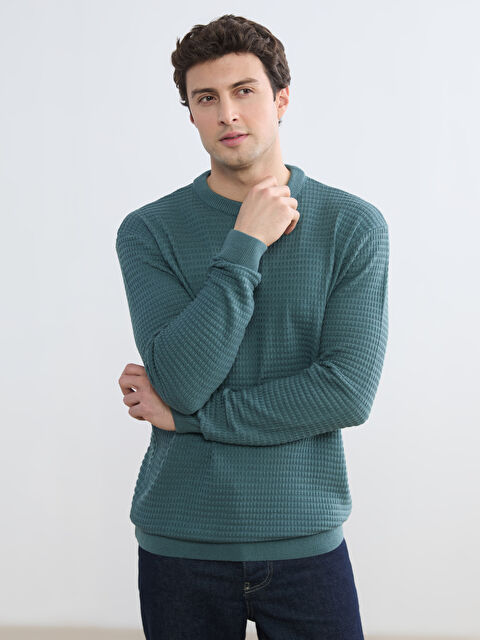 LCW Vision Man BEIGE Sweater - S69134Z8-ZLP