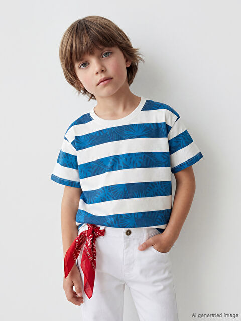 LCW Kids Bisiklet Yaka Erkek Çocuk Tişört