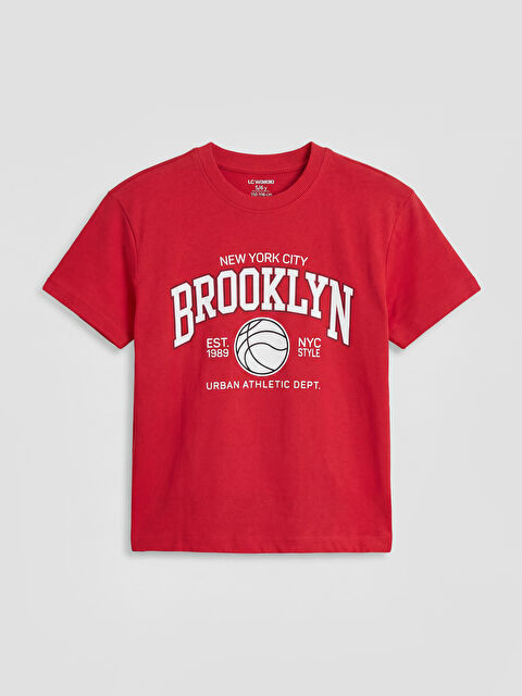 LCW Kids Baskılı Erkek Çocuk Tişört