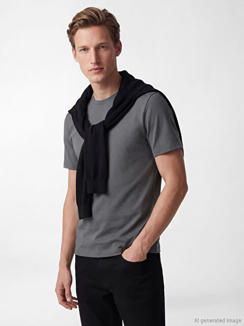 SOUTHBLUE Bisiklet Yaka Erkek Tişört - S69236Z8-41F