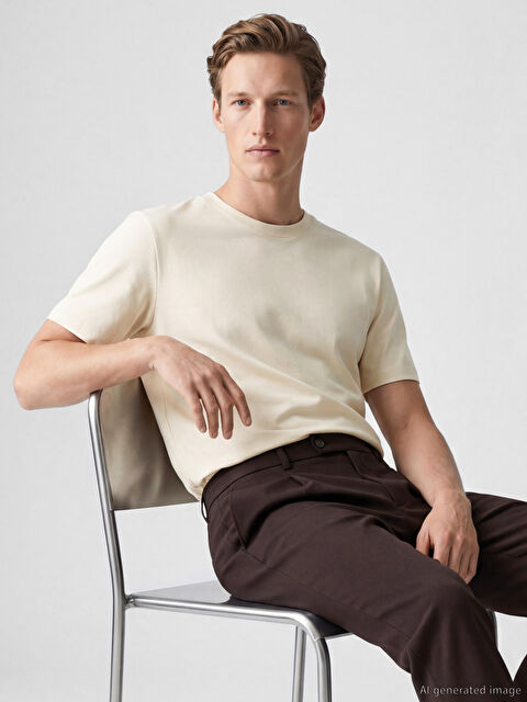 SOUTHBLUE Bisiklet Yaka Erkek Tişört - S69236Z8-57C